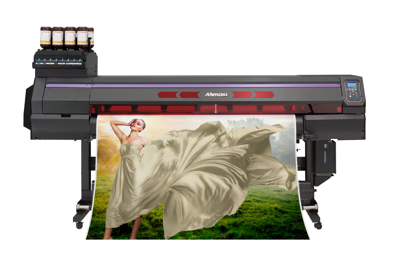 Mimaki uv roll-to-roll printer authorized partner Riyadh Saudi Arabia