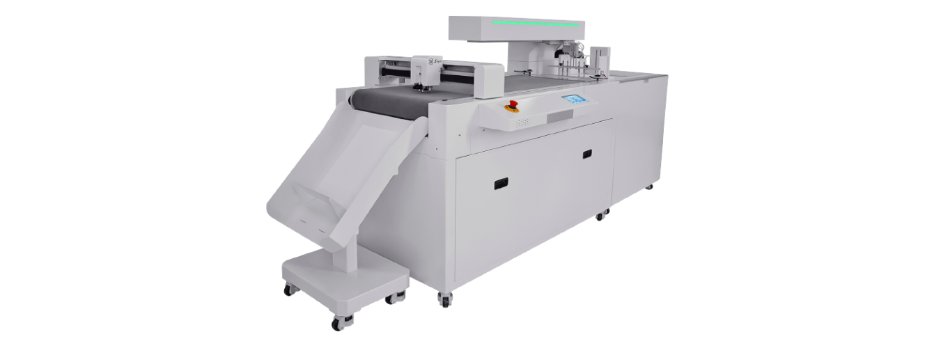 SAGA SG-ASF420 Auto Feed Flatbed Sheet cutting machine in Riyadh Saudi Arabia authorized dealer